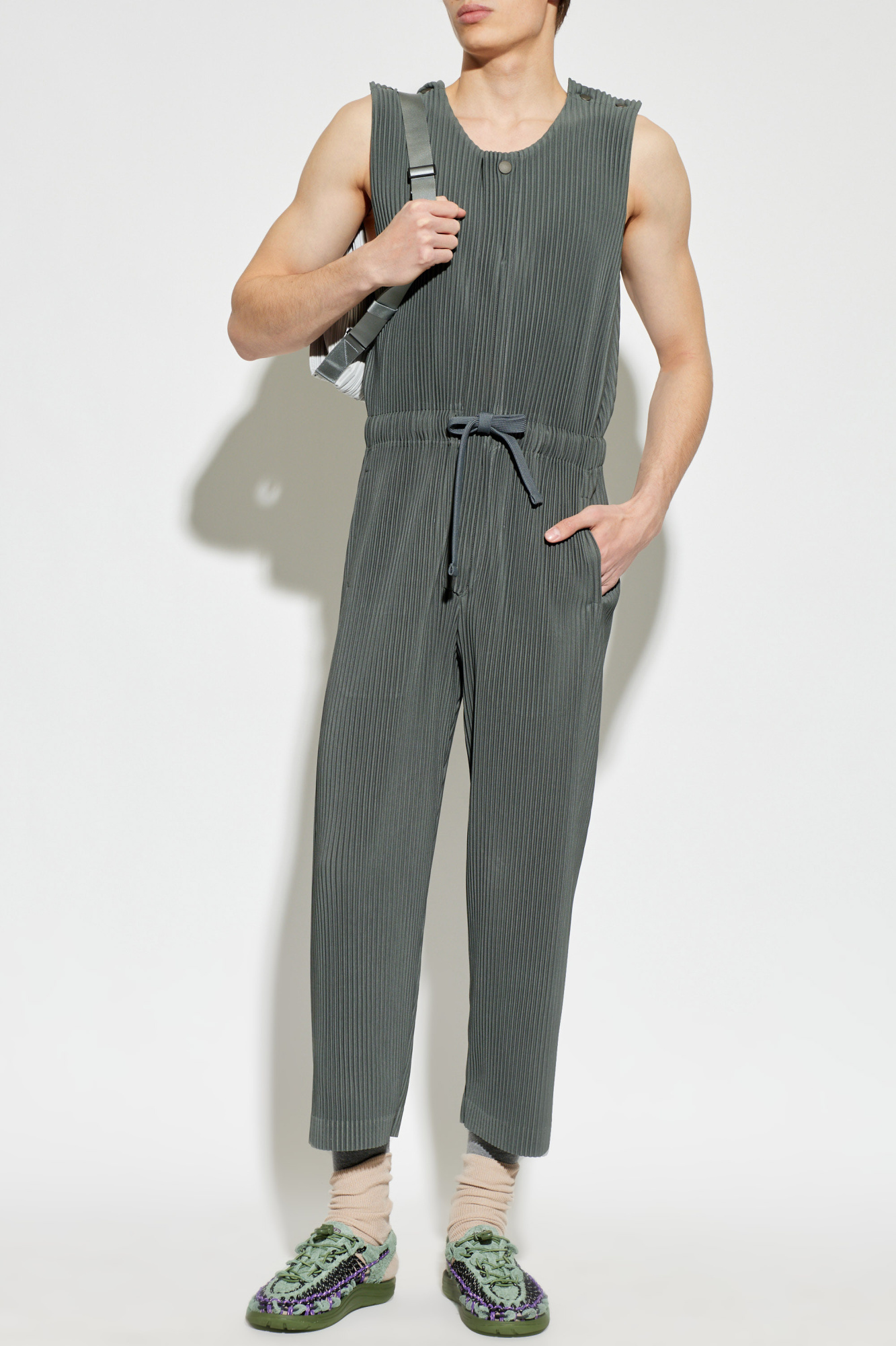 パンツ HOMME PLISSE JUMP SUIT OVERALL Homme Plissé Issey Miyake Pleated jumpsuit | Men's | Vitkac